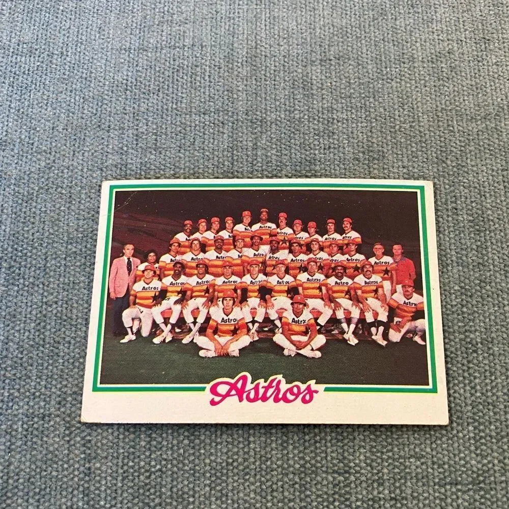 1978 Topps Houston Astros Baseball Card Trading Card